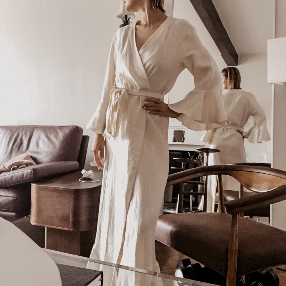 Lounge linen dress